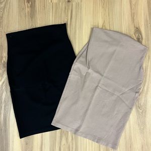 Stretchy pencil skirts